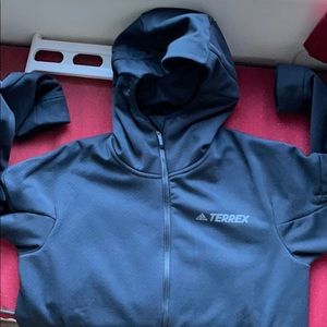 Adidas Terrex zip jacket hoodie Black